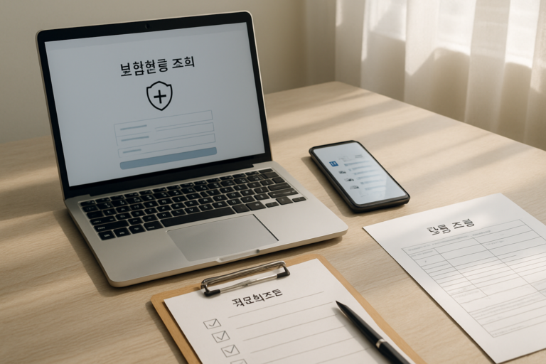 건강검진 결과 조회 방법 안내 이미지