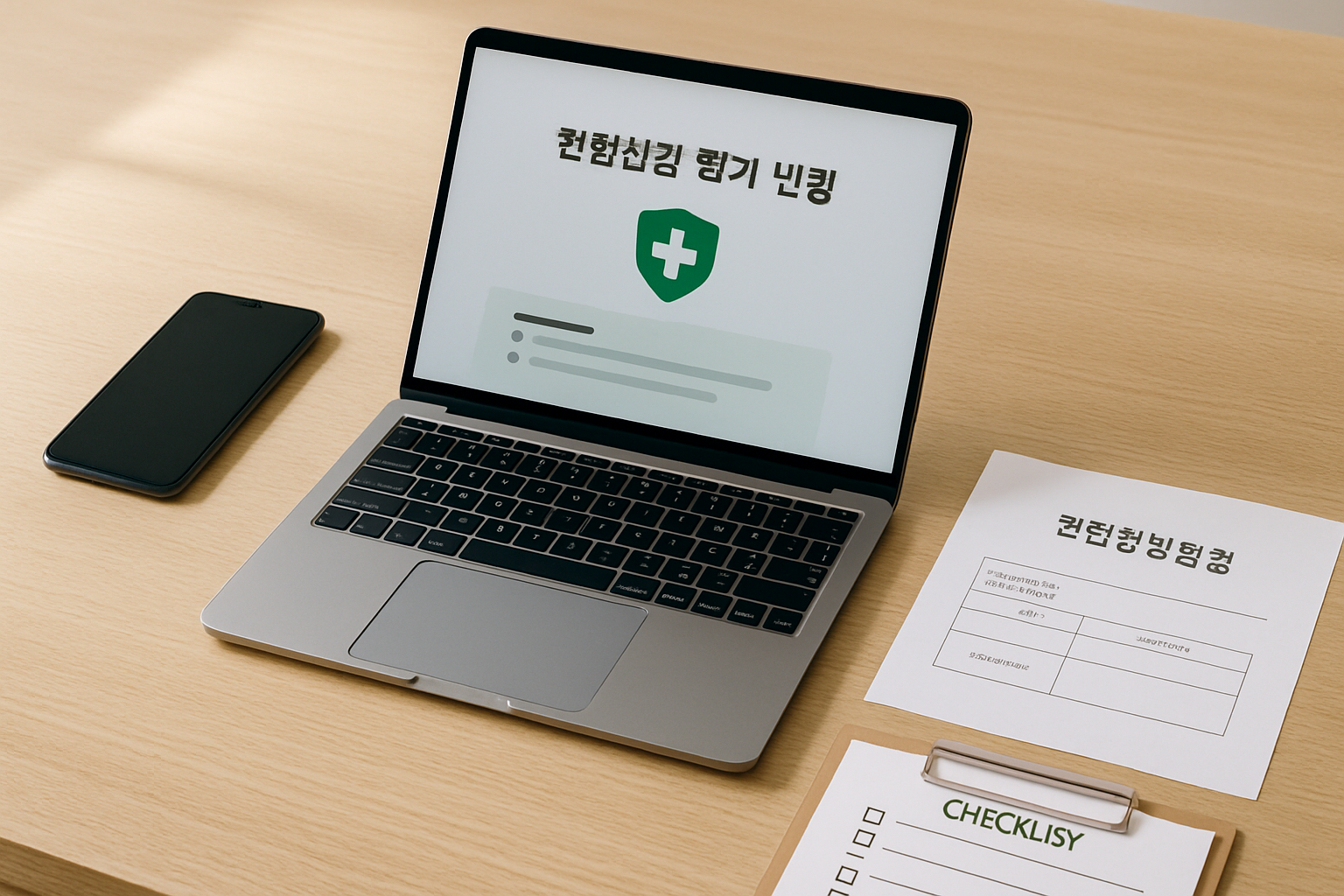 건강검진 연기 신청 방법 안내 이미지