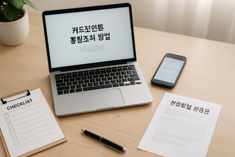 카드포인트 통합조회 방법 안내 이미지