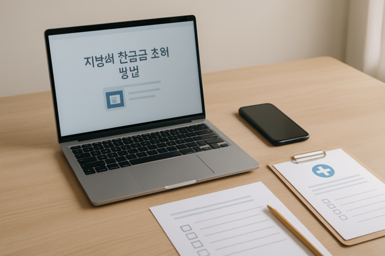 지방세 환급금 조회 방법 안내 이미지