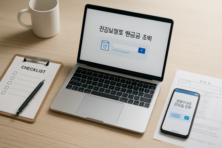 생활 환급금 조회 안내 이미지