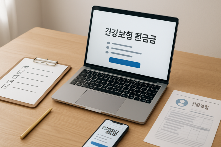 생활 환급금 조회 안내 이미지