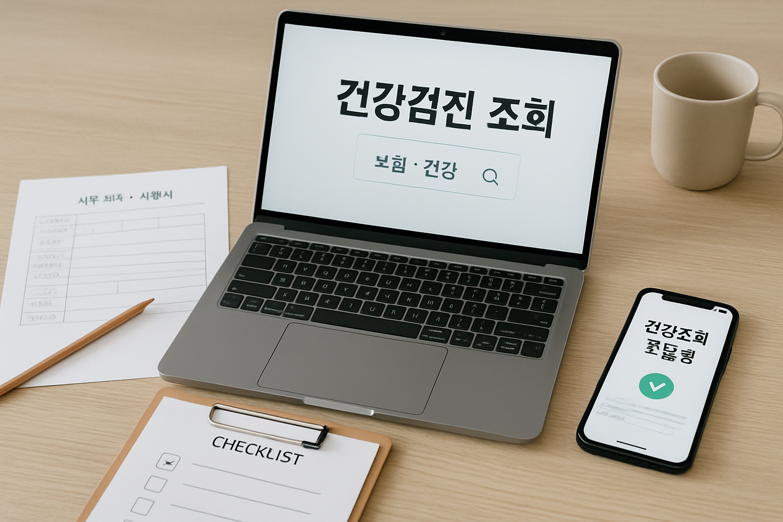 건강검진 조회 안내 이미지