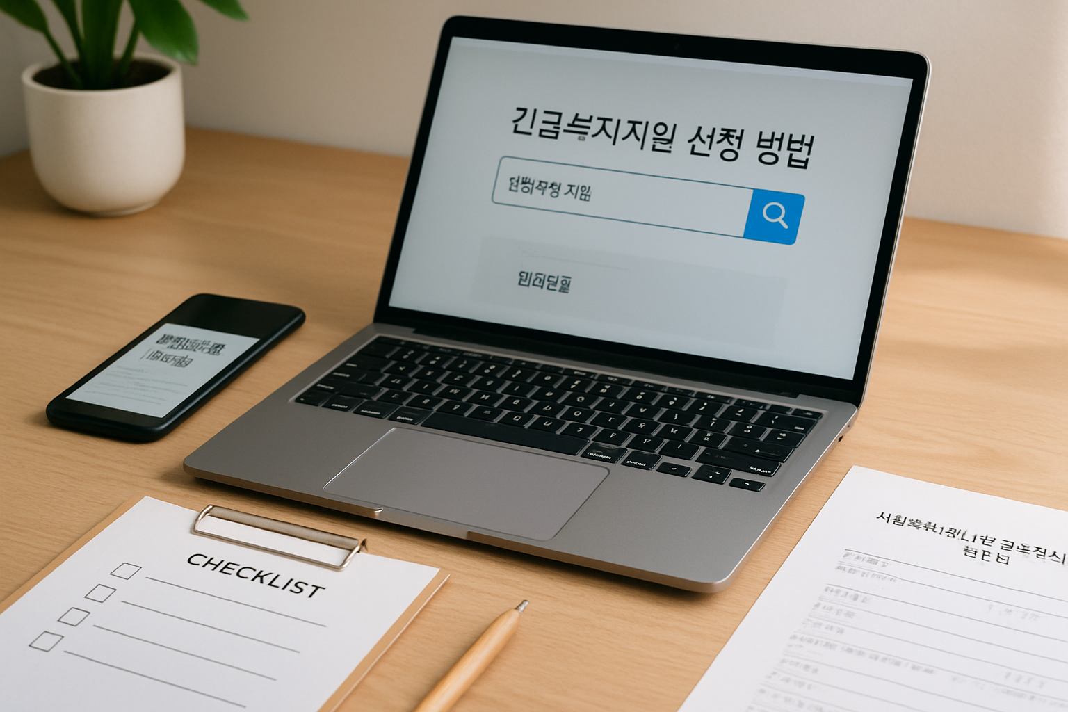 긴급복지지원 신청 방법 안내 이미지